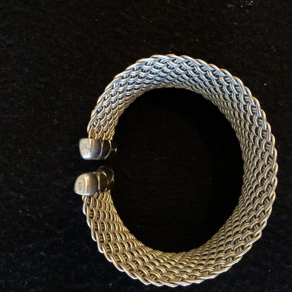John Hardy Sterling Silver Kali Pebble + Mesh Bracelet - Picture 3 of 5